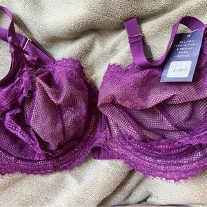 NWT Cacique Underwire Wire Bra 46C